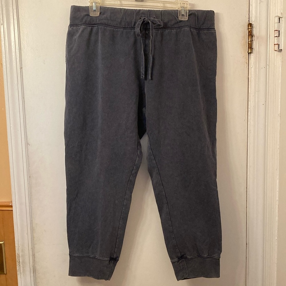 Attention denim blue drawstring pants